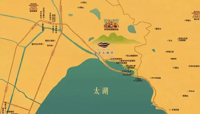 <b>宜兴</b>-龙玺太湖湾 微型小户型湖景别墅!