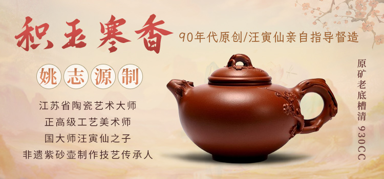 省大师姚志源制积玉寒香壶